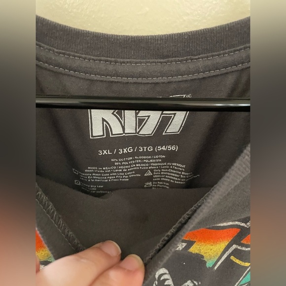 ✨2 For $6 KISS Short Sleeve Tshirt Size 3x #C1 - Picture 3 of 4